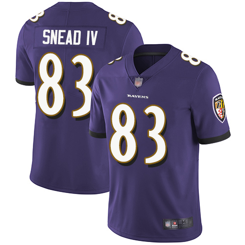 Baltimore Ravens Limited Purple Men Willie Snead IV Home Jersey NFL Football #83 Vapor Untouchable